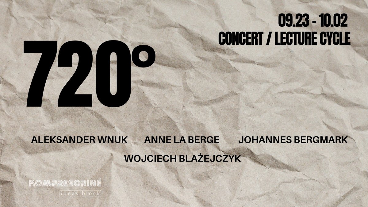 720° Concert / Lecture Cycle