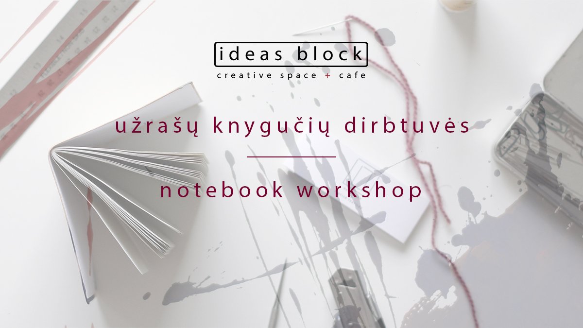 Notebook workshop with Liucija Textiles